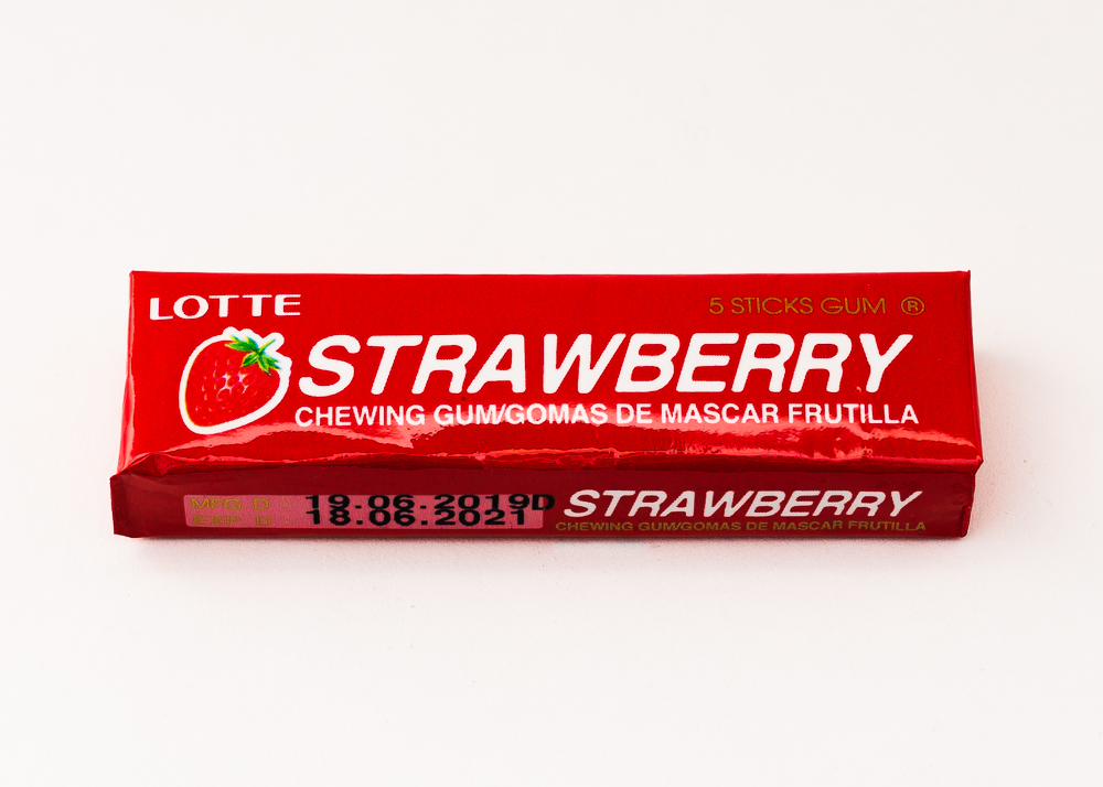 Жевательная резинка «LOTTE» со вкусом клубники
упаковка 5 пластин Жевательная резинка «LOTTE» со вкусом клубники
упаковка 5 пластин